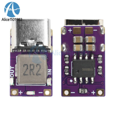 Mini DC 5V 2.4A 18650 Li-ion   Charge/Discharge Module 3.7V 4.2V Type-C #A6-37