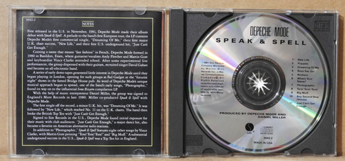 DEPECHE MODE "Speak & Spell" 1981 (SIRE) CD EX/EX!! - Foto 2 di 3