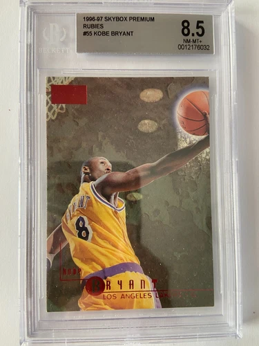 1996-97 Skybox Premium Rubies #55 Kobe Bryant RC BGS 8.5 - RARE and BEAUTIFUL