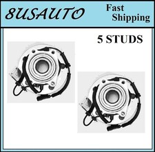 Front Wheel Hub Bearing Assembly Fit Ram Cv 2012-2015 Pair