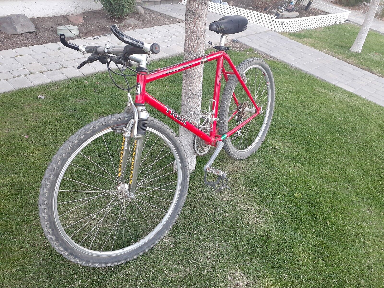 Vintage Trek Singletrack Bike 18&#034; Red 26&#034; Wheels MTB | eBay