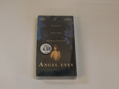 Angel Eyes Erotic Action Thriller Rachel Vickers Cult Rare VHS Tape Sealed