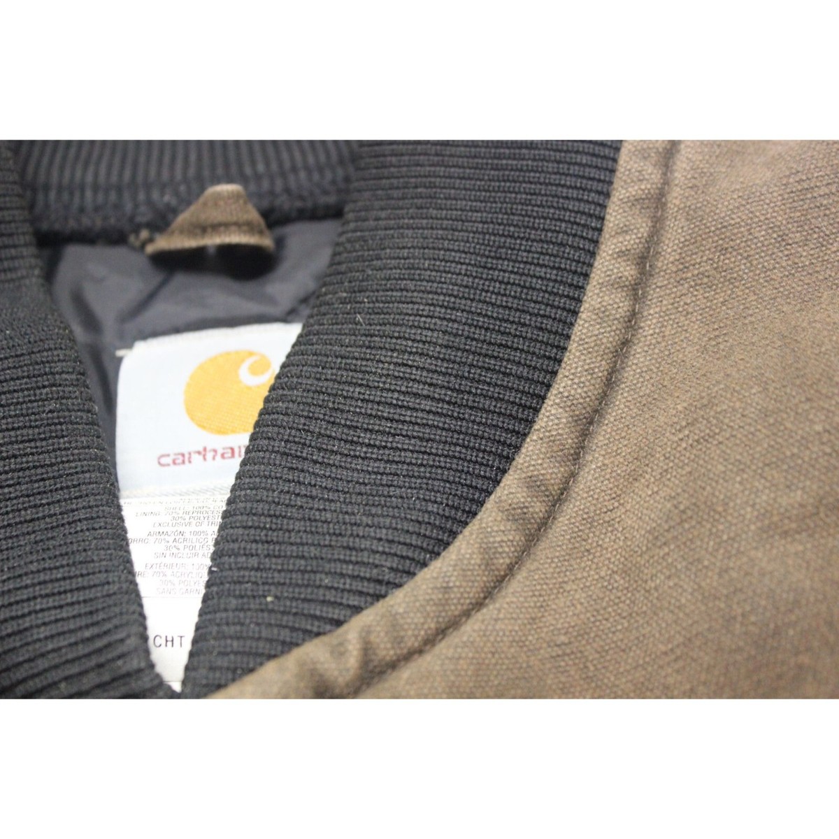 Carhartt men's 90s vintage VO2 CHT faded brown quilt lined Carhartt men's 90s vintage VO2 CHT faded brown quilt lined