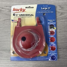 Korky 3060 Universal Toilet Flapper Replaces Most Large 3-Inch Flappers - Long