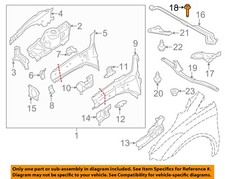 FORD OEM 13-20 C-Max Struts Components-Upper Mount Bolt Left W710962S440