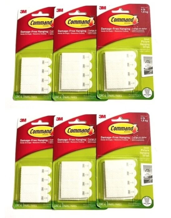 Command Hanging Strips, Small Picture - 4 pairs