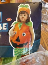 Halloween pumpkin costume 19-24 months