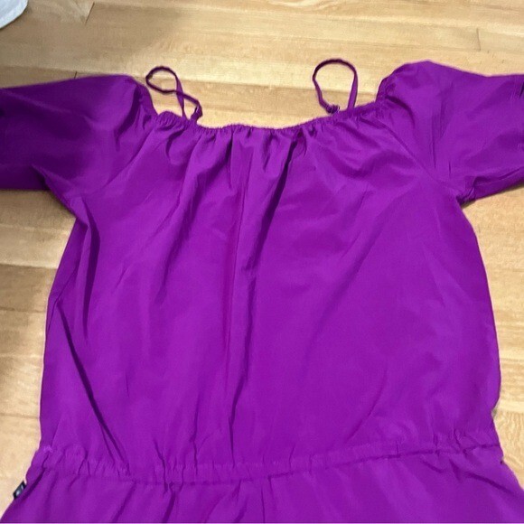 Fabletics Pur Purple Romper Adjustable Strap Off … - image 11