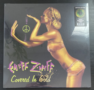 ENUFF Z NUFF COVERED IN GOLD - GOLD /GREEN SPLATTER VINYL LP LIMITED SEALED MINT