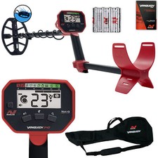 Minelab VANQUISH 340 Metal Detector w/10" x 7" Waterproof DD Coil and Carry Bag