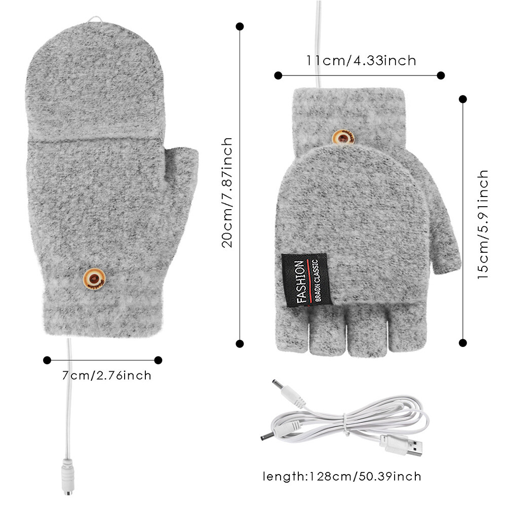 USB Beheizte Handschuhe - 3 Temperaturstufen Für Indoor & Outdoor