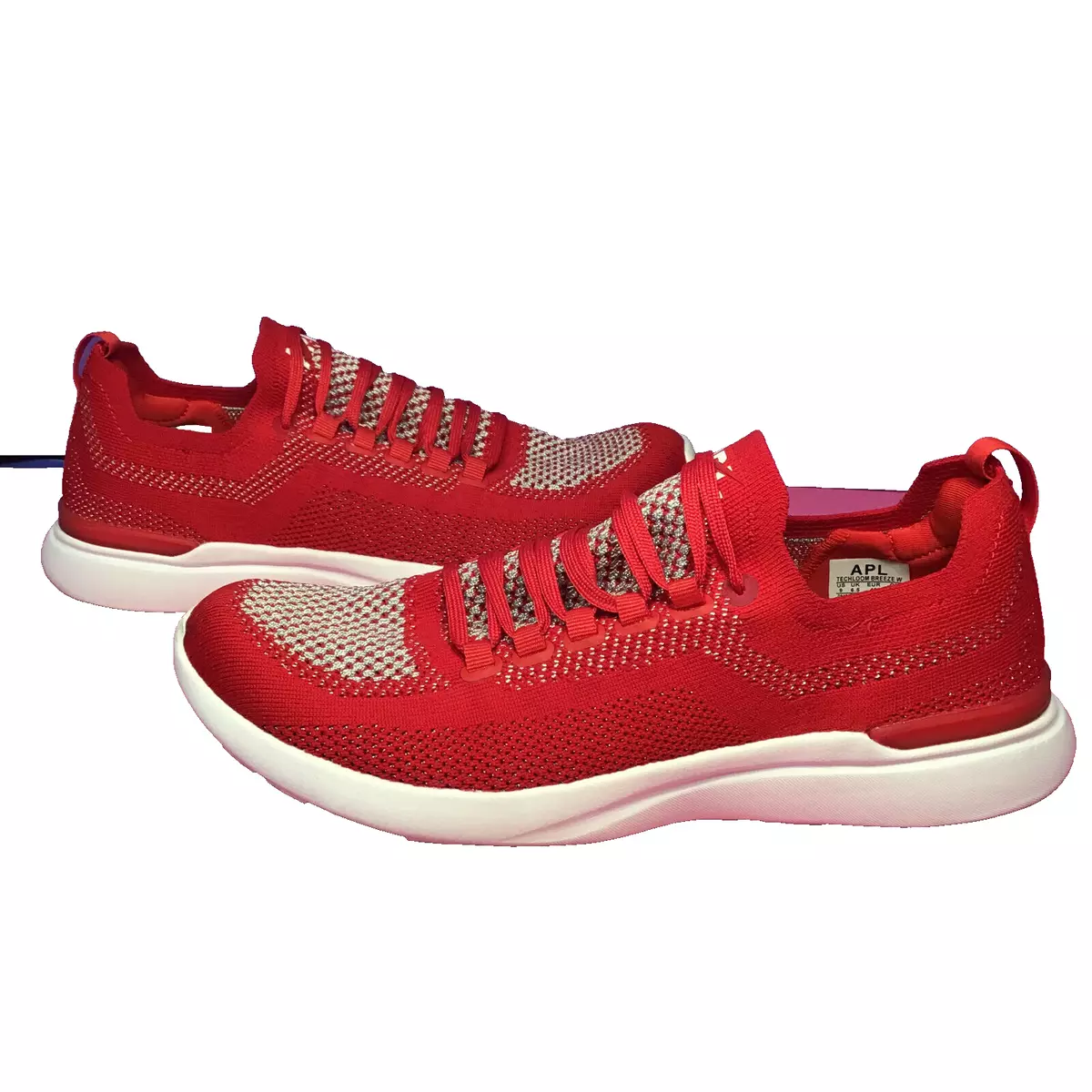 APL Techloom Breeze W Red Silver Metallic Size 9 Shoes Running eBay