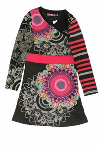 Desigual Muster Kleid 164 Madchenkleid Kinderkleid Kinder Ebay 