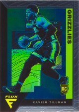 Xavier Tillman RC 2020-21 Flux Basketball Chrome Rookie Card #236 Grizzlies NBA