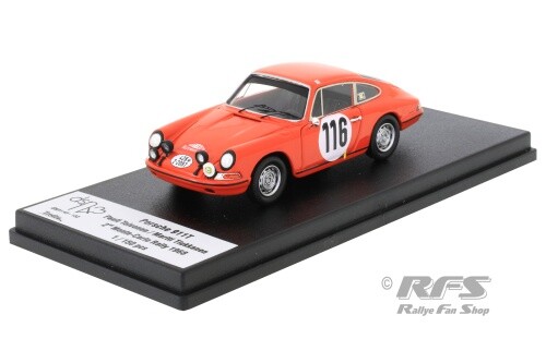 Trofeu DSN132 Porsche 911 2nd Monte Carlo 1968 No.116 Toivonen / 1/43