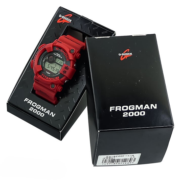 時計 G-SHOCK AIR DIVER'S dw-8200-4jr CASIO G-SHOCK REVIEW AND UNBOXING DW-8200F-4JR RED TITANIUM