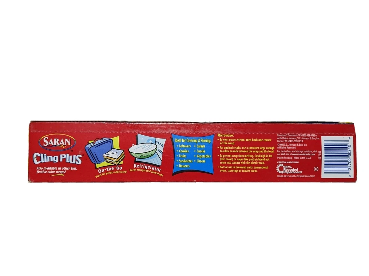 SARAN WRAP SARAN WRAP - Saran Wrap Saran Wrap - Reynolds Wrap Film wi