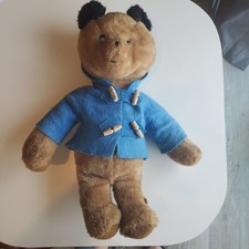 RARE 18  Vintage Paddington Bear Plush Eden Toys - Sewn In Haiti 1970's