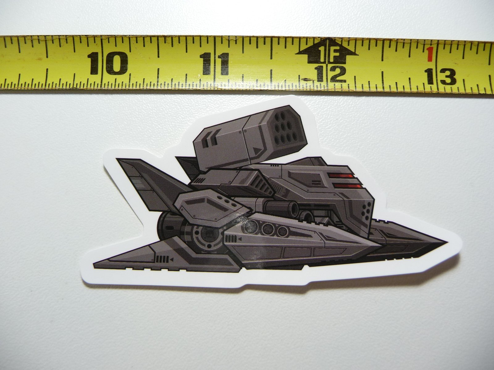 Stealth Army Tank Military War Decal Sticker for Laptop