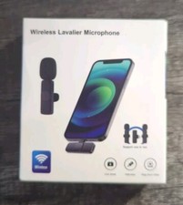 WIRELESS LAVALIER MIC For IPHONE/ Lives-Interviews-Vlogs 