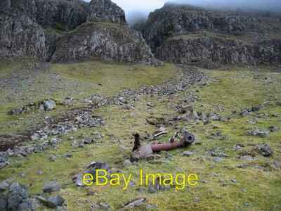 Photo 6x4 Crash site below Beinn Edra Balnaknock During the afternoon of  c2008