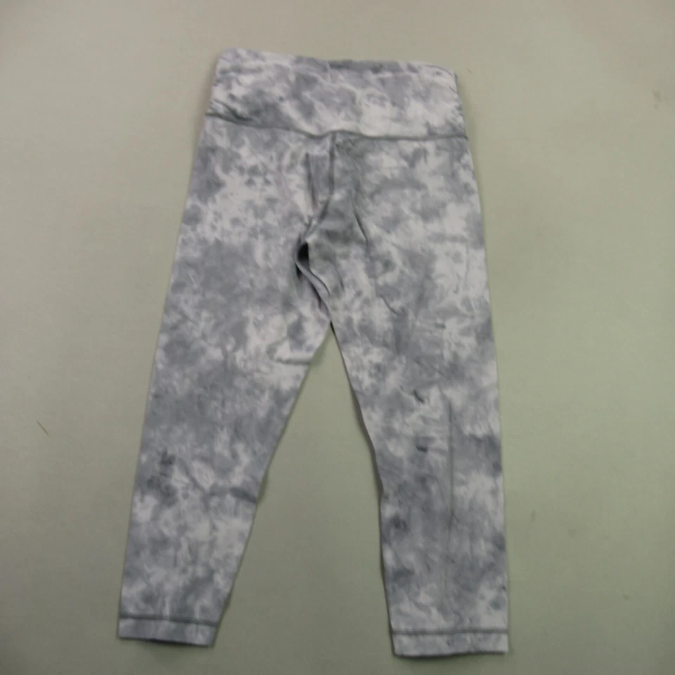 Lululemon Leggings Womens 10 Workout Stretch Outdoors Lightweight Gray - Image 4 of 4