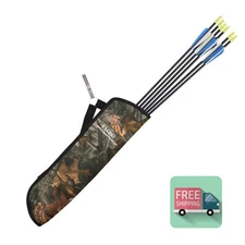 Universal Archery Quiver, Adjustable Back & Waist Arrow Pouch