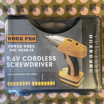 Workpro 9,6V Elektroschrauber Akku Set unbenutzt in OVP