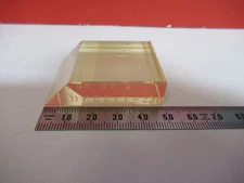 OPTICAL ZERODUR HIGHLY POLISHED TRUNCATED LASER OPTICS  AS PICTURED T1-A-80