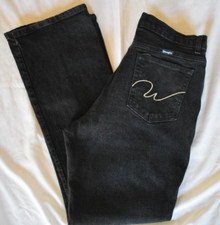 Wrangler Women's Cowboy Cut Jeans High Rise Bootcut Black 11MWZBH Size 11 x 30