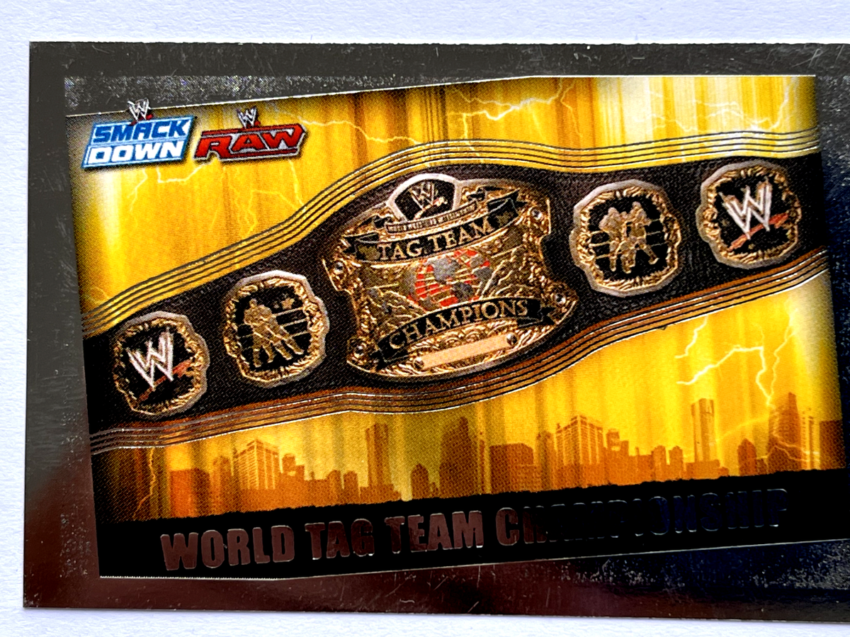 レア未開封2009 日ハム　Champion Tag 2009 WWE Topps Slam Attax Evolution TCG #039 WORD TAG TEAM