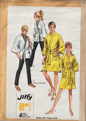 Fuera de imprenta de colección Simplcity patrón de costura para hombre ropa de dormir pijama que elijas - Imagen 5 de 17