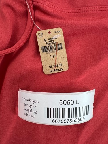 Victoria's Secret PINK Active Ultimate High Waist Full Length Legging Red L NWT - 第 10/10 張圖片