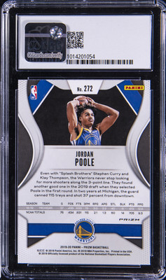 その他 2019 Silver Prizm Jordan Poole #272 Jordan Poole 2019 Prizm #272 Silver Price Guide - Sports
