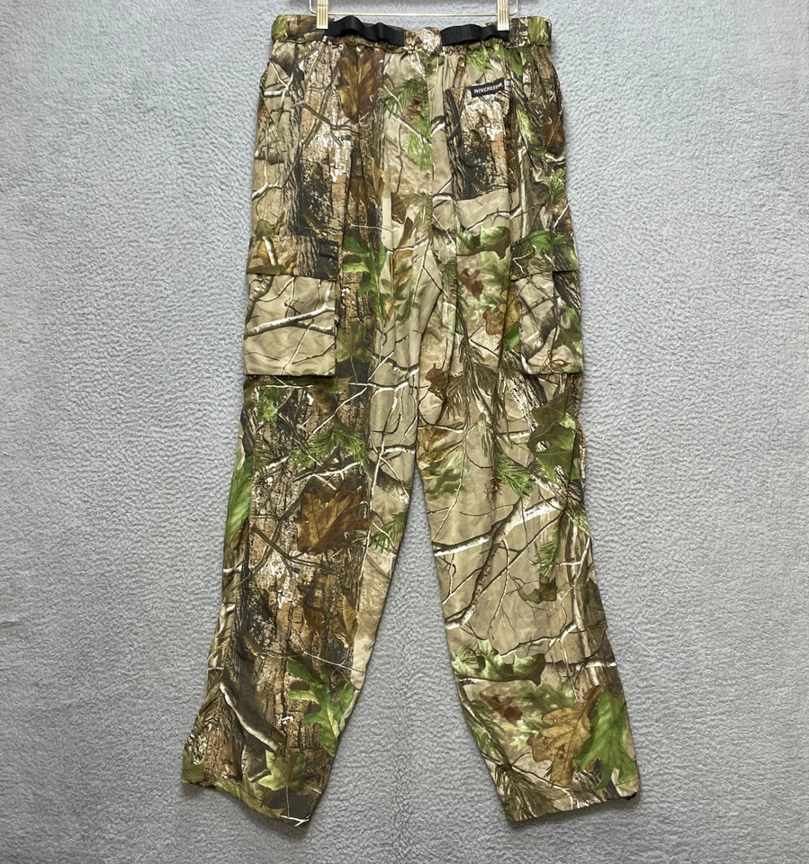 WINCHESTER Mens Hunting Pants Large Camo Nylon Rugged Outdoors Elastic Waist - Image 4 of 4