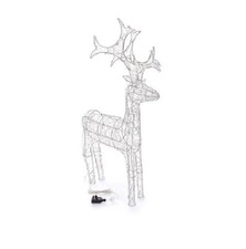 Outdoor Reindeer Christmas Decoration - Warm White - 90cm