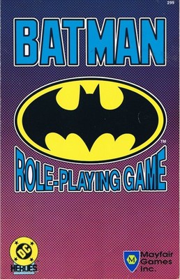 Batman Rollenspiel (1989) Mayfair Games RPG DC