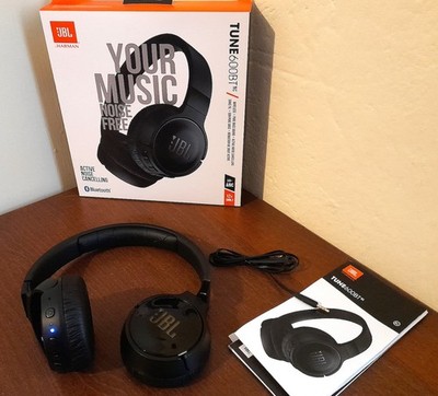 JBL Tune 600BTNC Wireless Bluetooth Kopfhörer mit Noise Cancelling. SCHWARZ