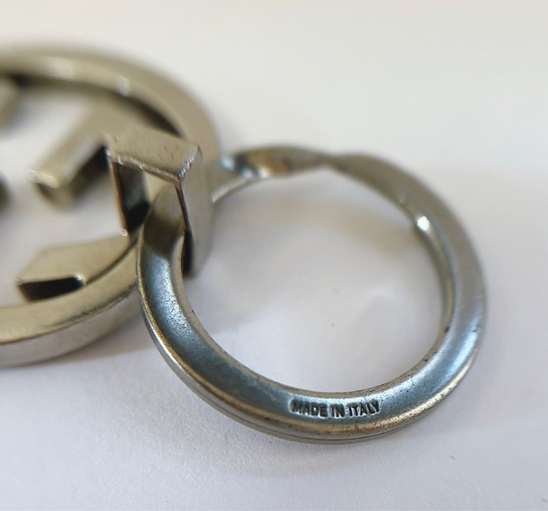 Authentic GUCCI Double G Interlocking G Keychain … - image 7