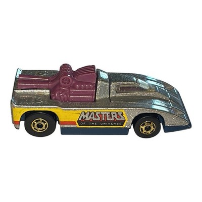 Vintage MOTU Masters Hot Wheels 1980 Mattel 1:64 Cannonade Snake Buster Gray Car