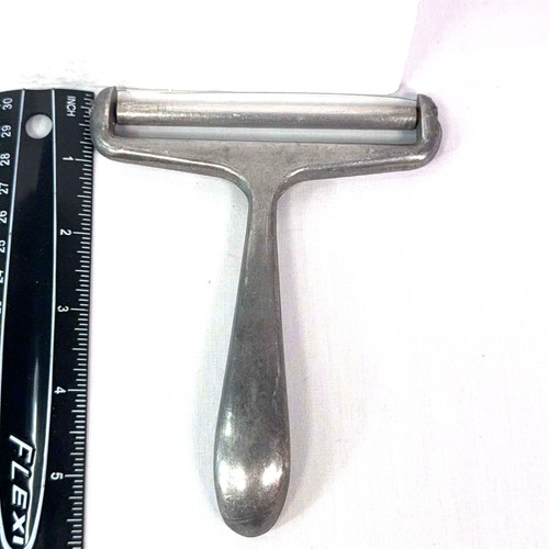 Vtg Aluminum Cheese Slicer Cutter Roller Wire Kitchen Utensil Made Japan