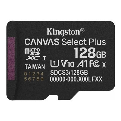 Kingston Canvas Select Plus microSDXC Speicherkarte 128GB ohne SD-Adapter
