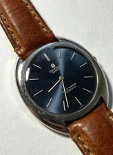 Universal Geneve White Shadow Automatic Silver Dial Men's Watch Working