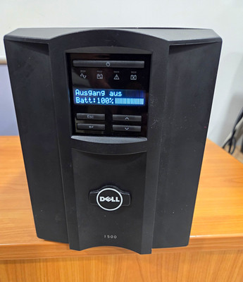 Dell DLT1500I USV 1500VA 1000W 8x IEC LCD USB Monitoring Schwarz