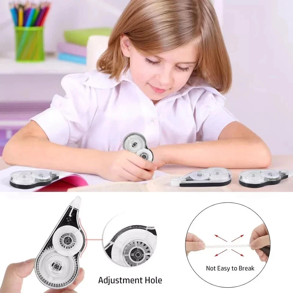 BESARME 12 Pack White out Tape Correction Tape 39 Feet Each Whiteout Roller - Image 3 of 4