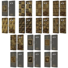 HBO GAME OF THRONES GOLDEN SIGILS LEATHER BOOK WALLET CASE FOR SAMSUNG PHONES 3