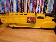 VERY NICE VINTAGE ORIGINAL 1940's MARX COCA COLA SPRITE BOY DELIVERY TRUCK