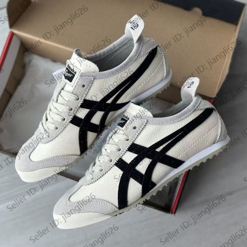 NEW Onitsuka Tiger MEXICO 66 D508K-0190 Beige/Black White/Black 1183B391 200