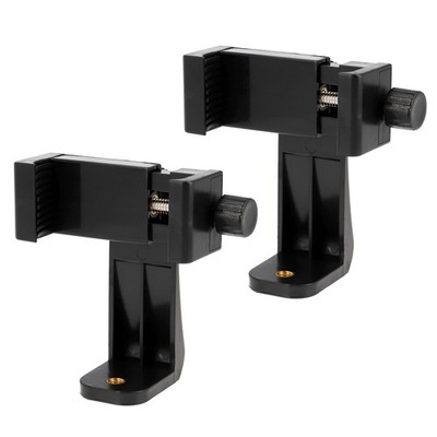 2er Set Drehbare Smartphone Halterung Schraubklemme & 360° Rotation Universal
