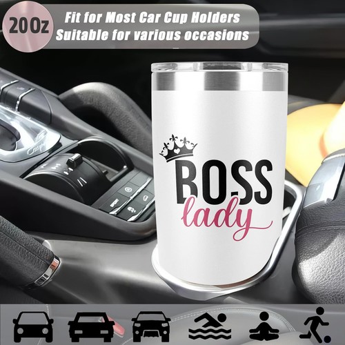 Boss Lady Gifts for Women Boss Day Gifts for Women Tumbler Cup Gifts for Boss... - Picture 6 of 7